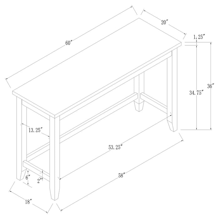 Toby Counter Height Dining Table