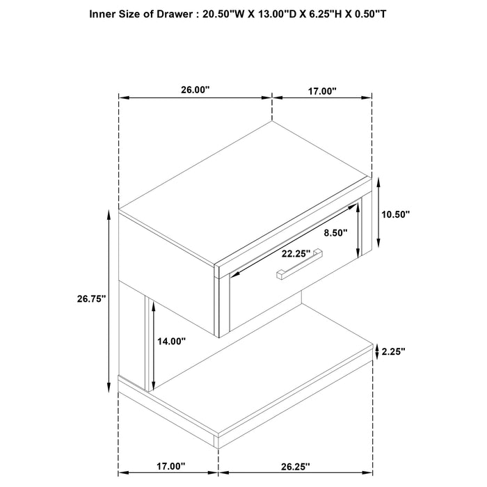 Kenora 4 Pc Bedroom Set