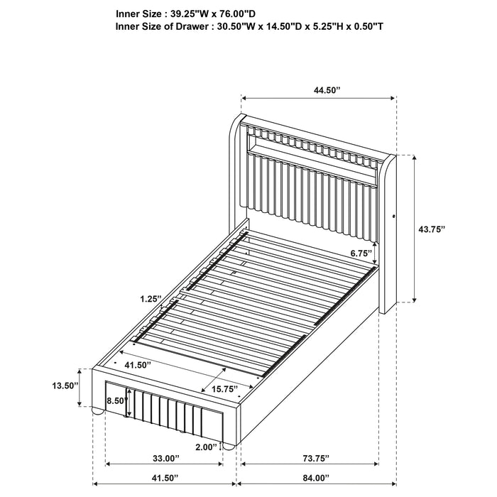 Madison Twin Bed