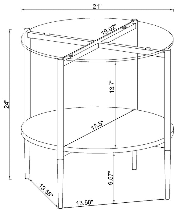 Cadee End & Side Table