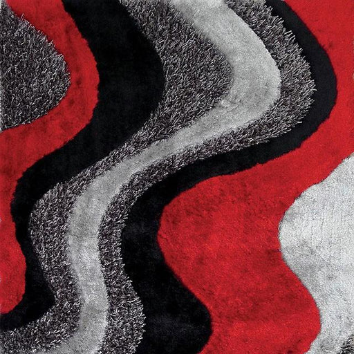 Vancouver Black/Gray/Red 5' X 7' Area Rug image