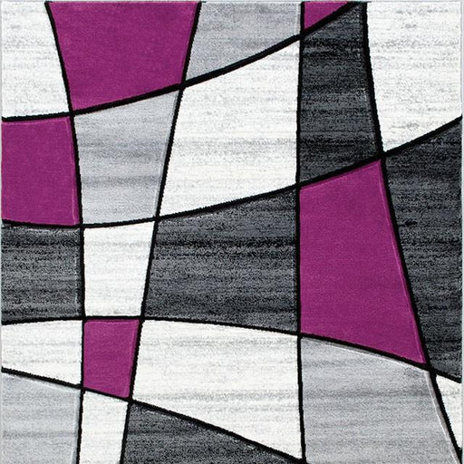 Niksar Gray/Purple 5' X 7' Area Rug image