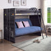 LAFRAY Twin Bunk Bed w/ Futon Base image
