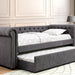 LEANNA Gray Daybed w/ Trundle, Gray image