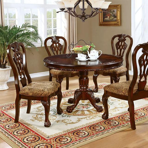 Elana Brown Cherry Round Dining Table image