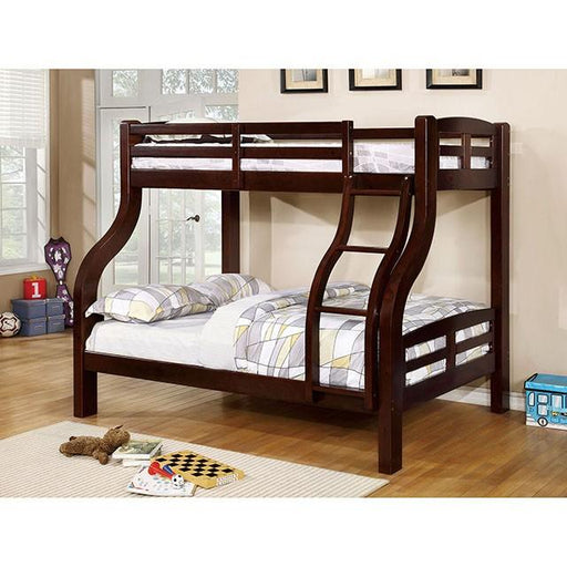 Solpine Espresso Twin/Full Bunk Bed image