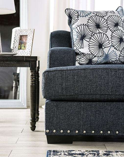 SONORA Loveseat, Dark Navy