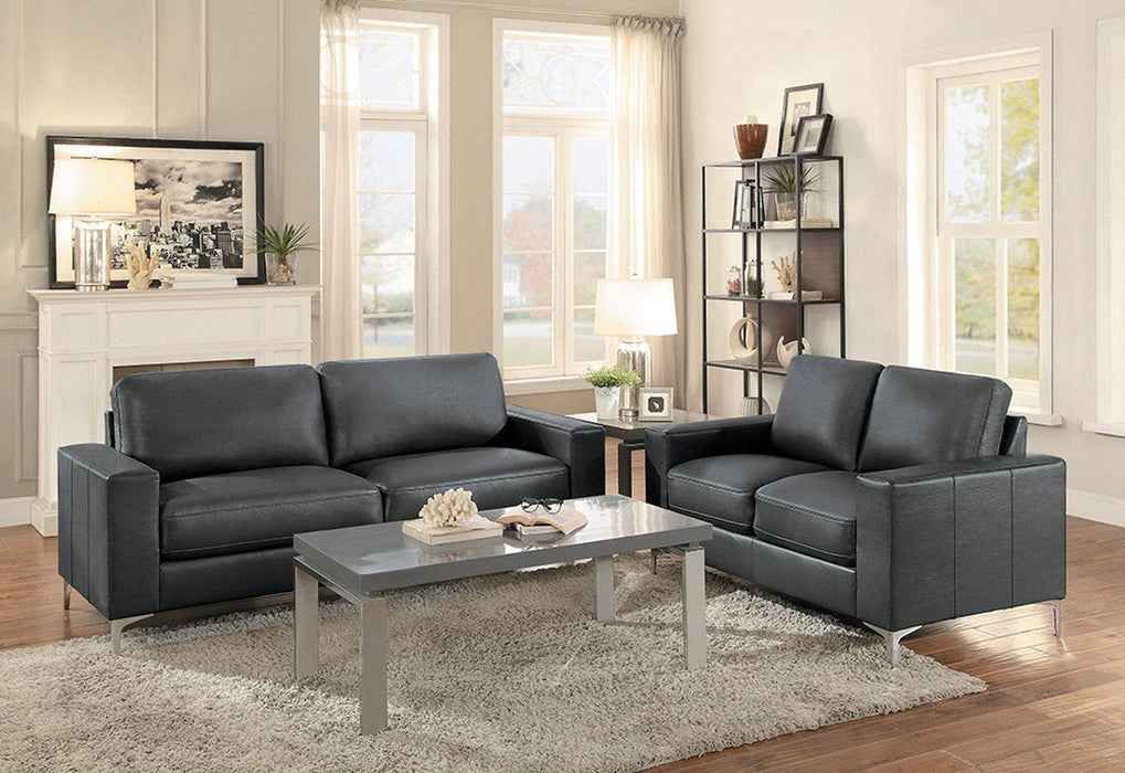 Homelegance Furniture Iniko Loveseat in Gray 8203GY-2