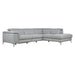 Homelegance Furniture Cinque 2-piece Sectional with Right Chaise in Gray image