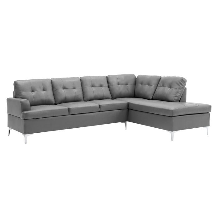 8378GRY* - (2)2-Piece Sectional with Right Chaise image