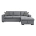 9313GY*22LRC - (2)2-Piece Sectional with Right Chaise and Hidden Storage image