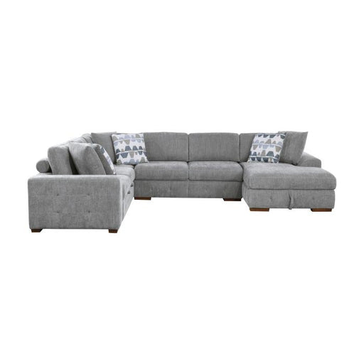 9624GY42LRC - (4)4-Piece Sectional with Right Chaise image