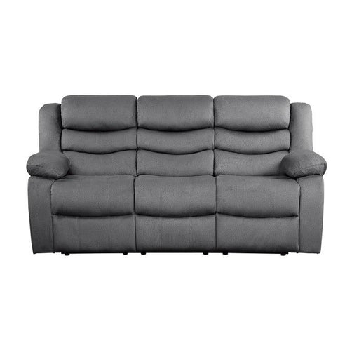 Discus Double Reclining Sofa in Gray 9526GY-3 image