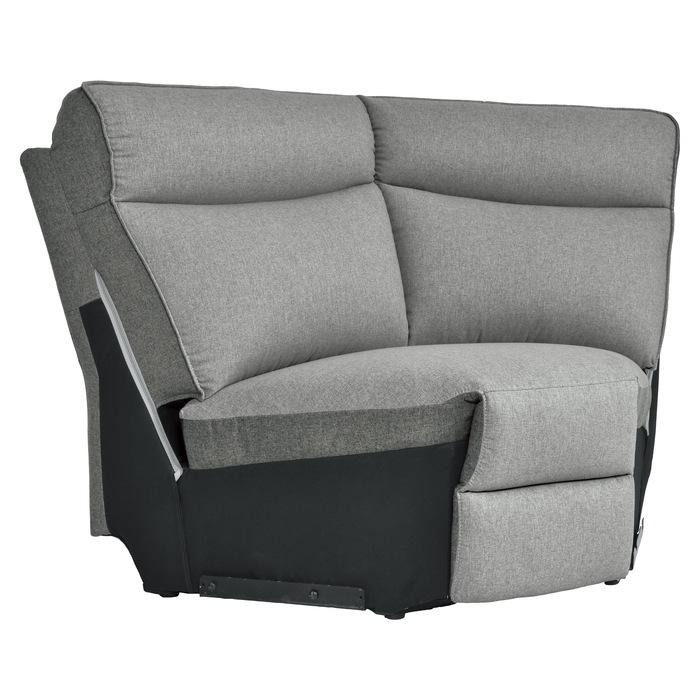 Maroni Corner Seat in Dark Gray/Light Gray 8259-CR image