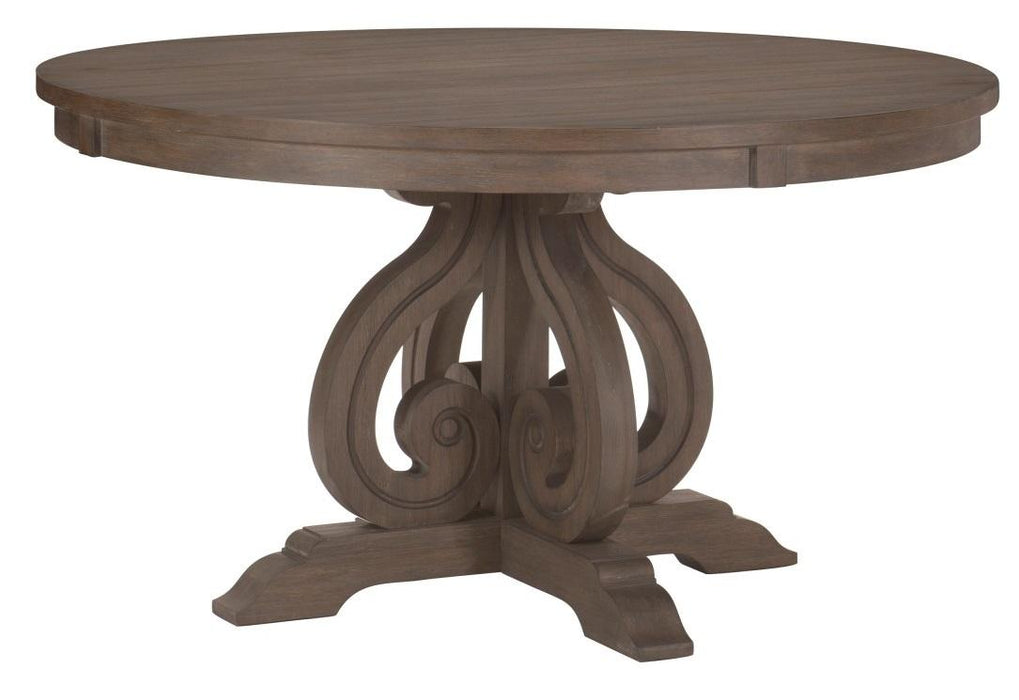 Toulon Round Dining Table in Dark Pewter 5438-54