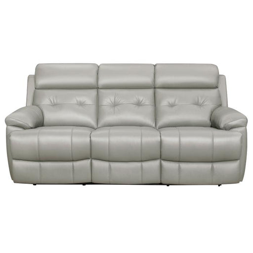 Lambent Double Reclining Sofa in Silver Gray image