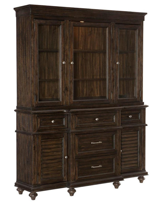 Cardano Buffet & Hutch in Charcoal 1689-50