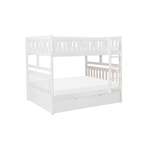 B2053FFW-1R - (4) Full/Full Bunk Bed with Twin Trundle image