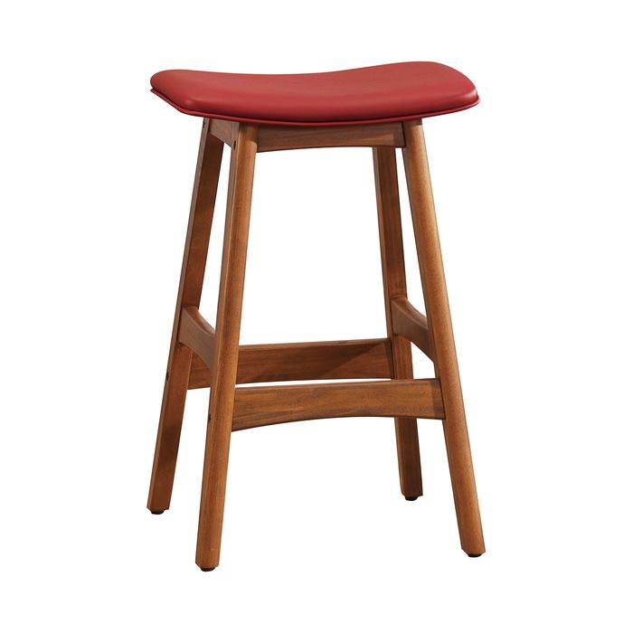 Ride Counter Height Stool, Matt Red image