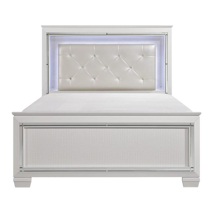 Allura (3)California King Bed, LED Lighting