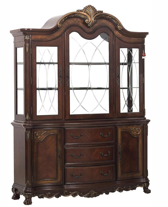 Deryn Park Buffet and Hutch in Dark Cherry 2243-50