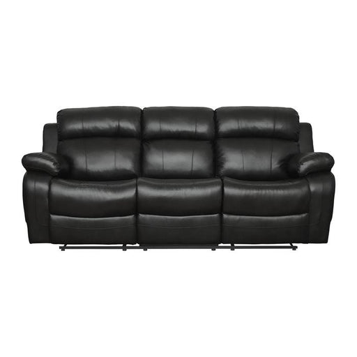 Marille Double Reclining Sofa in Black image