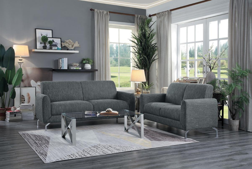 Venture Loveseat in Dark Gray