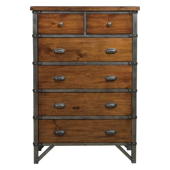 Holverson Chest in Rustic Brown & Gunmetal 1715-9 image