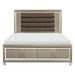 Homelegance Furniture Loudon King Platform with Storage Bed in Champagne Metallic 1515K-1EK* image