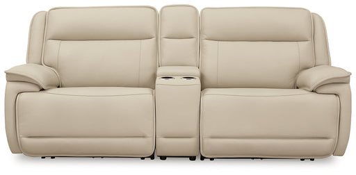 Double Deal Power Reclining Loveseat Sectional with Console image