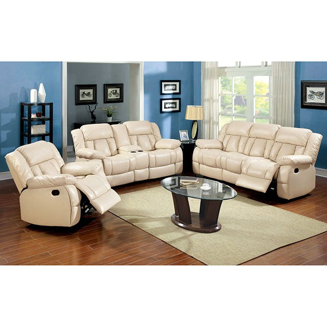 Barbado Ivory Sofa w/ 2 Recliners